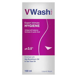 VWash Plus Expert Intimate Hygiene, 20ml, Hygiene Wash for Women, Vaginal Wash, Prevents Itching, Irritation & Dryness, Suitable For All Skin Types
